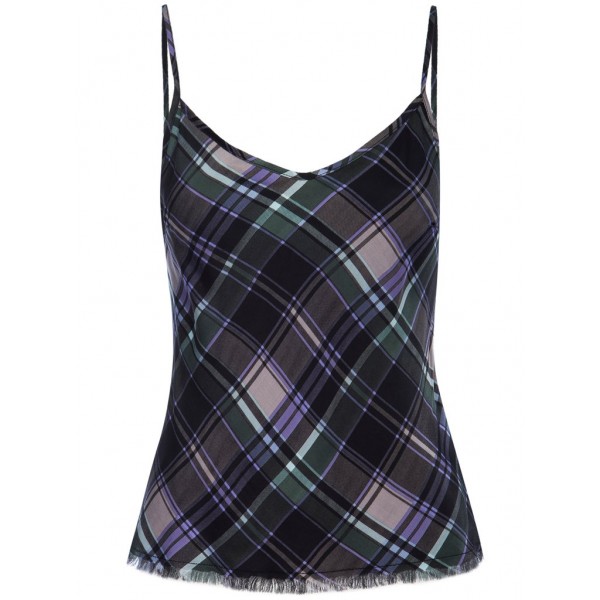 Bella Dolce Plaid Tank