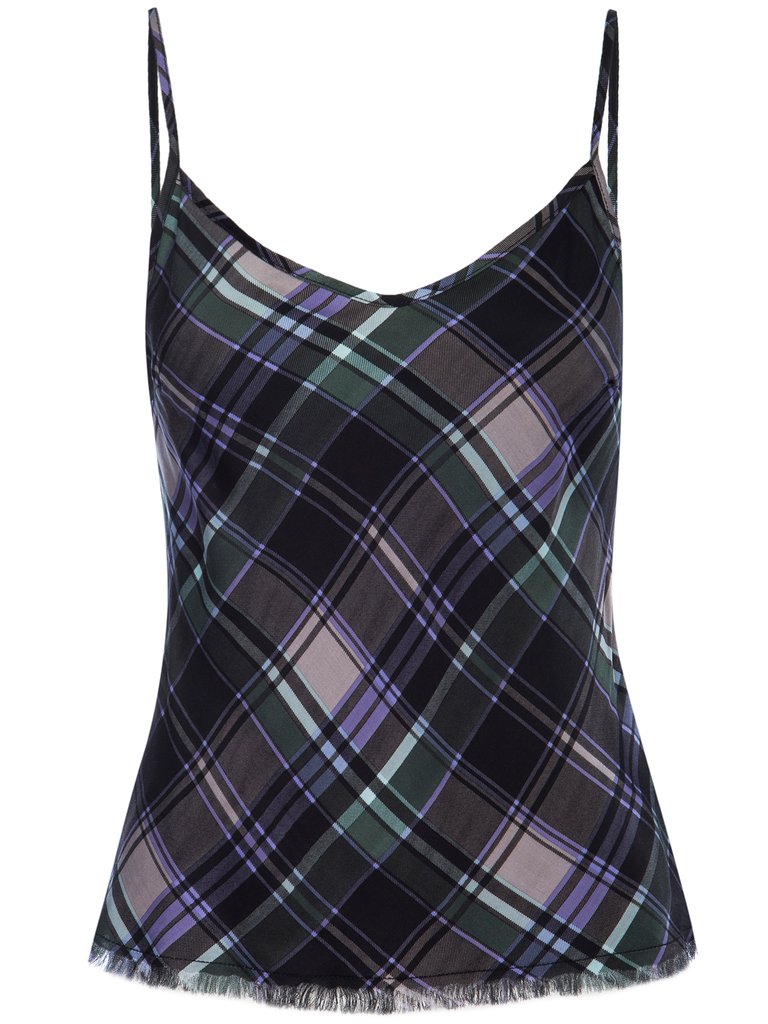 Bella Dolce Plaid Tank