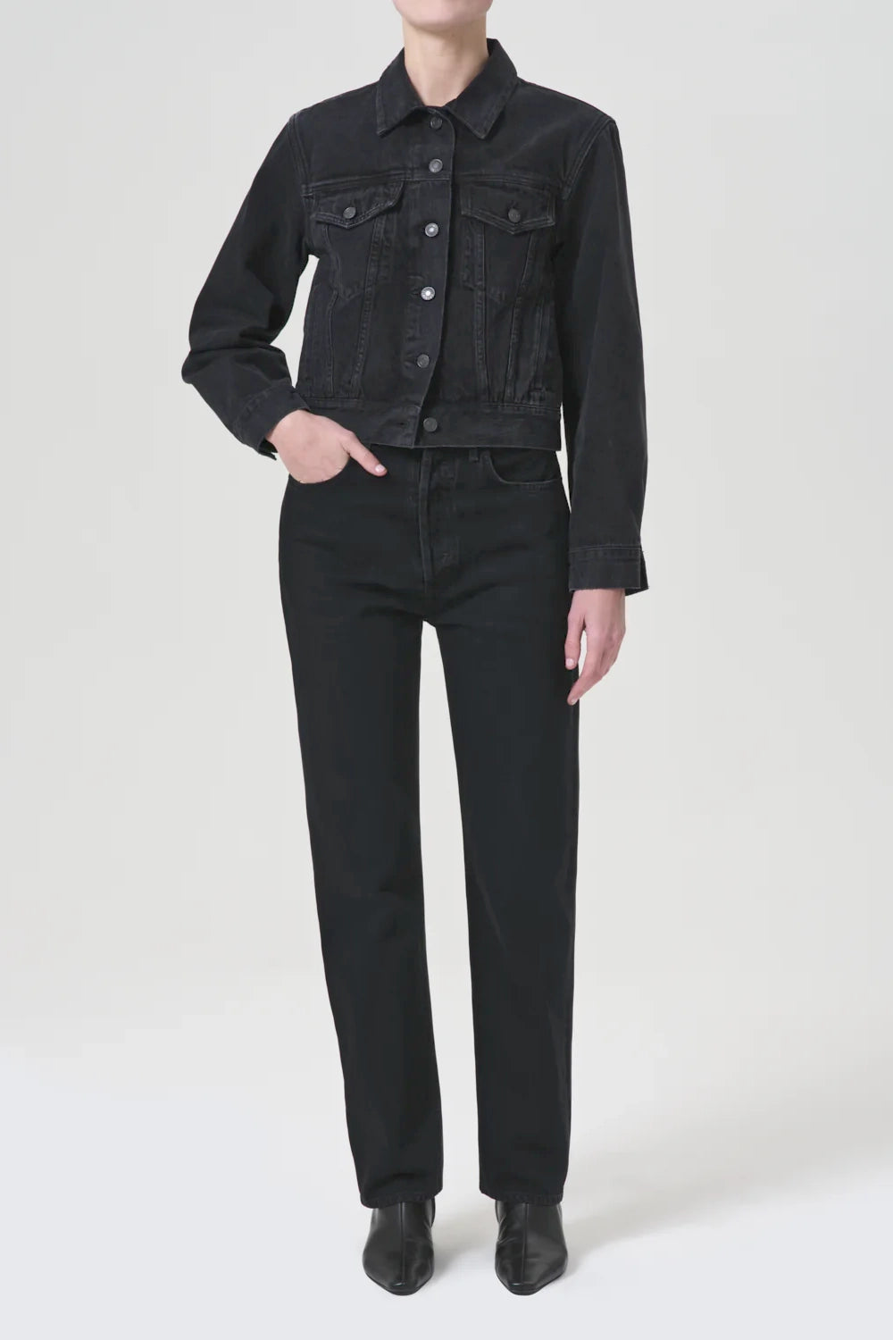 Shade Pinch High Rise Straight