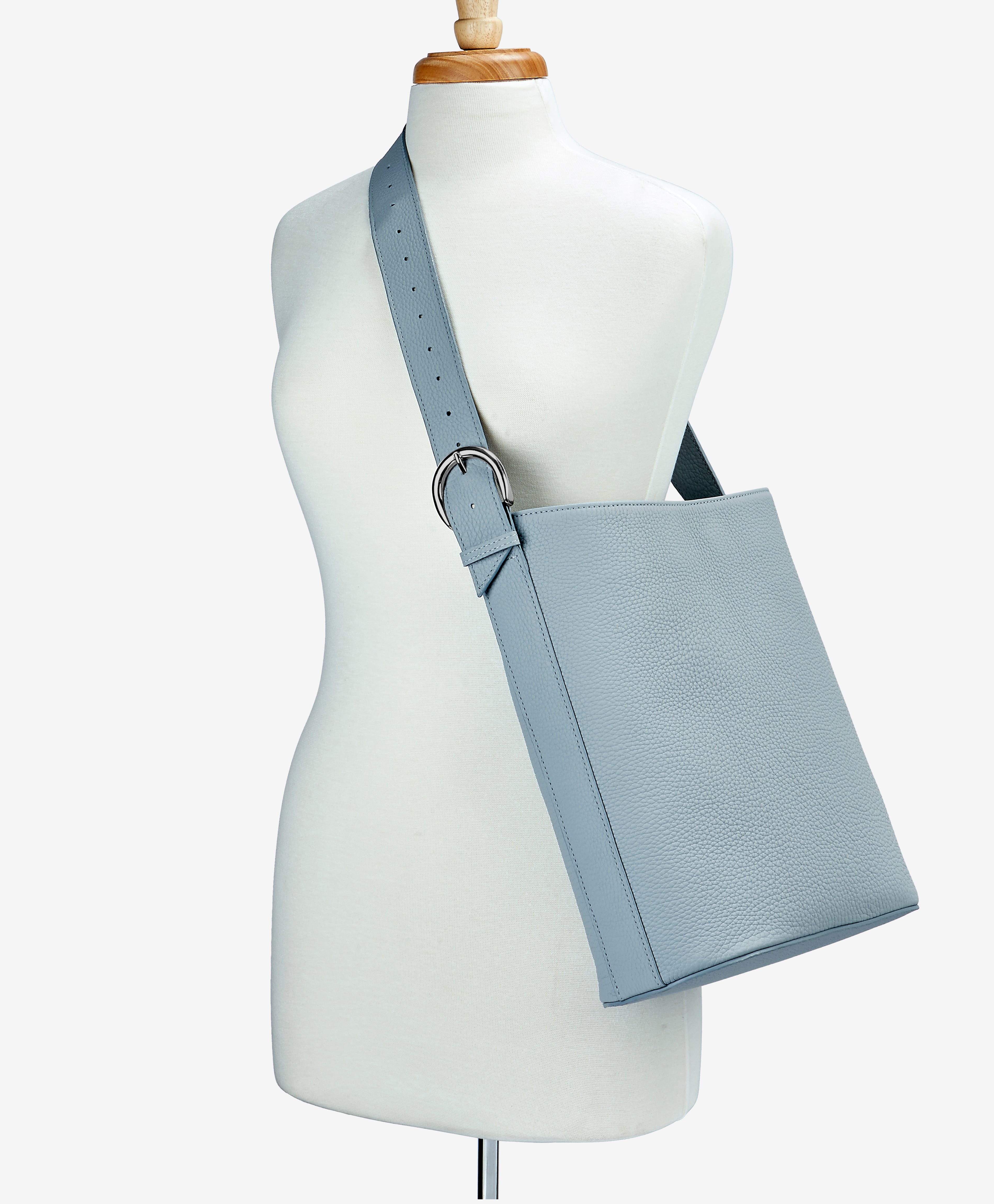 Sleek Tone Bucket Bag