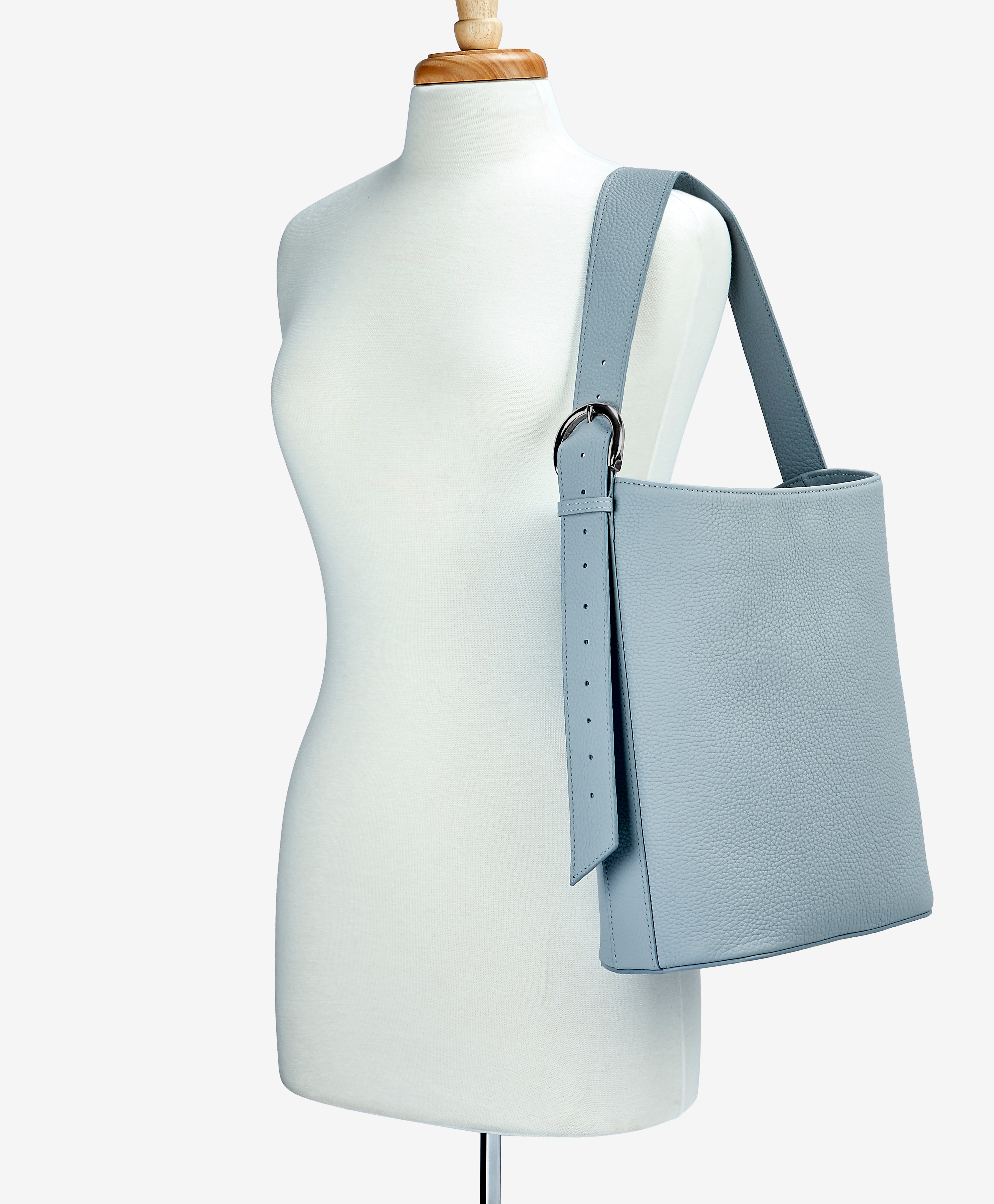 Sleek Tone Bucket Bag