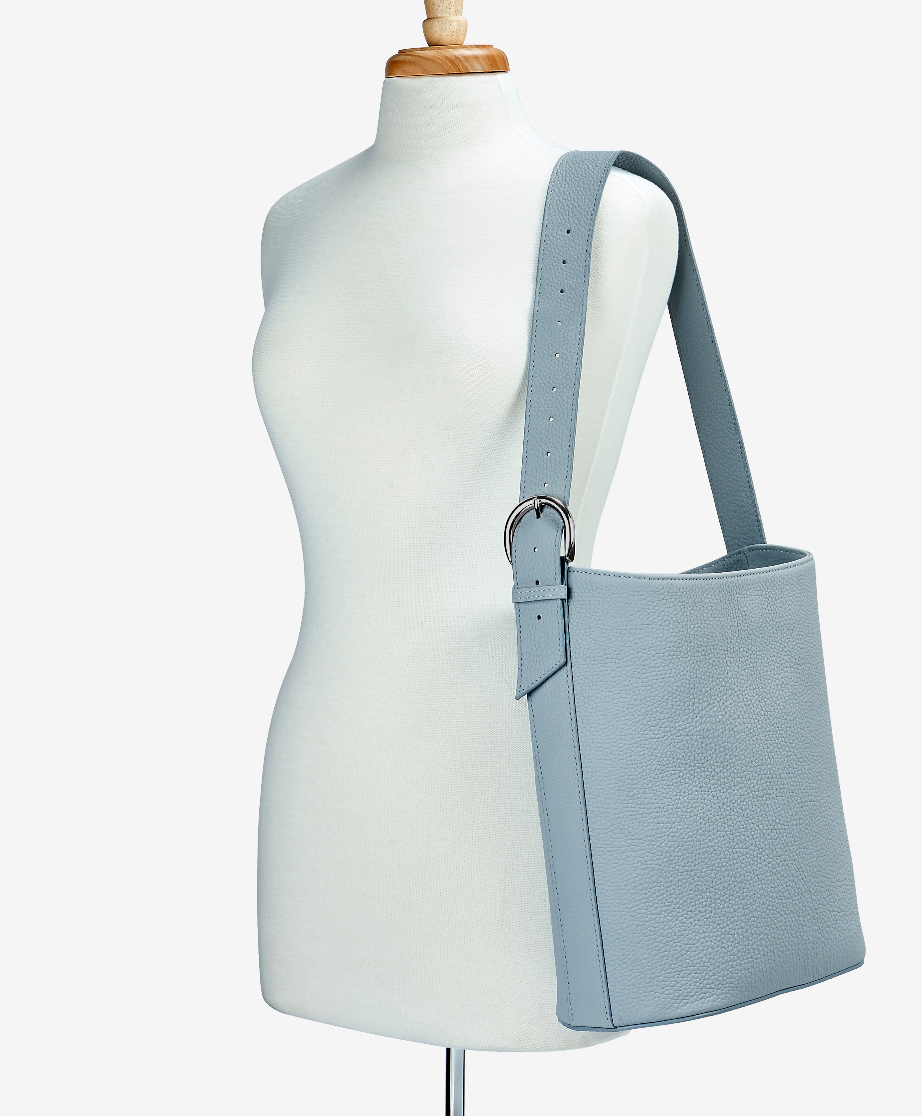 Sleek Tone Bucket Bag