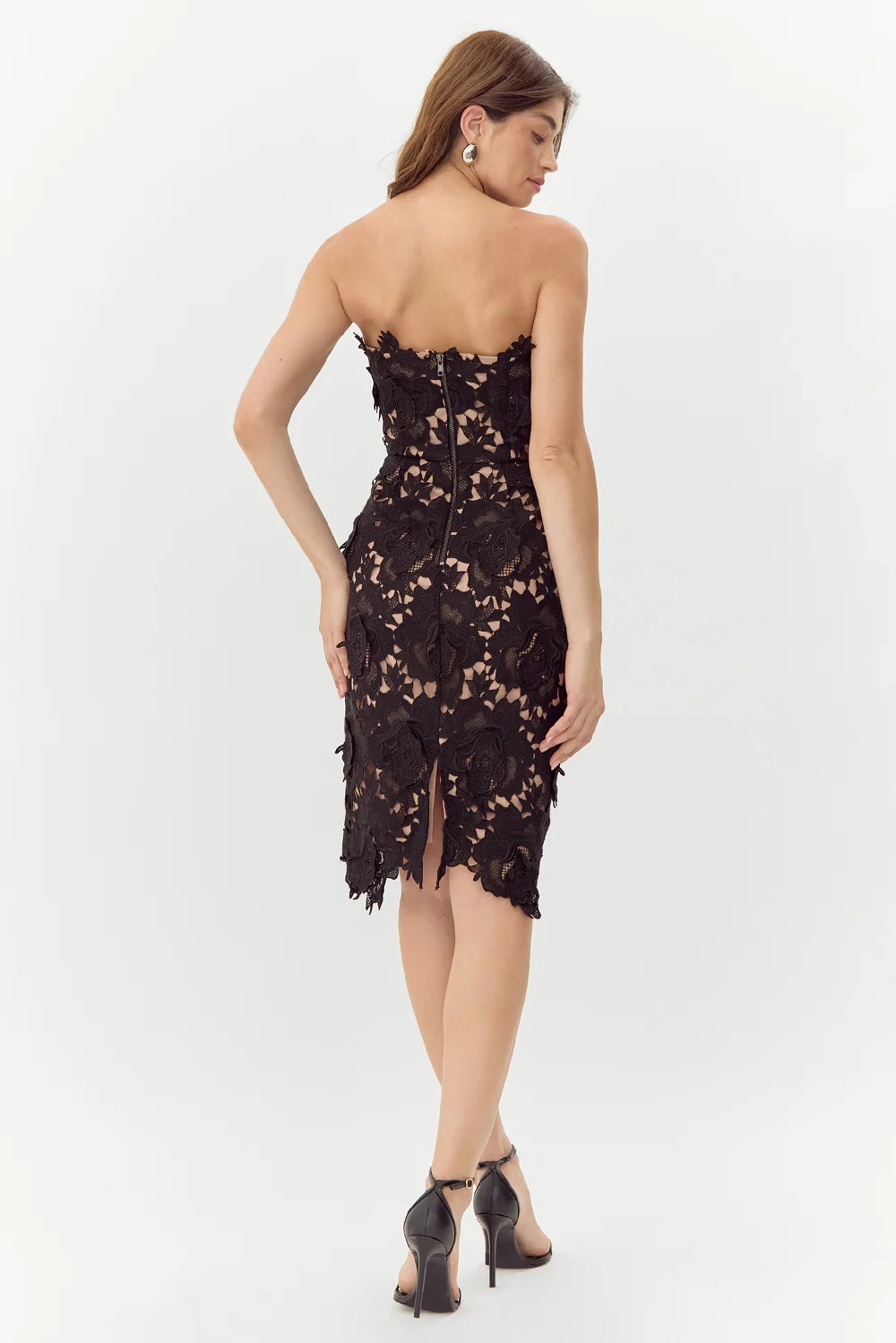 Zen Woven Lace Tube Dress