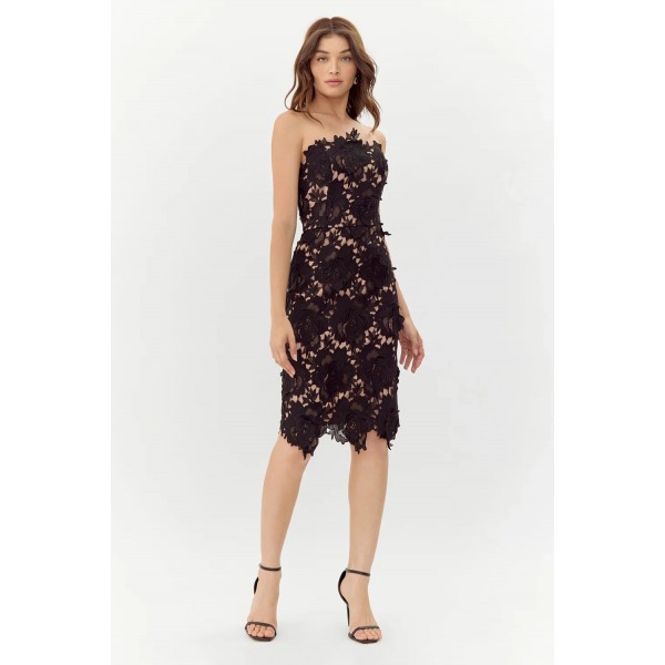 Zen Woven Lace Tube Dress