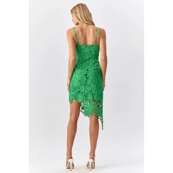 Harmony Symmetry Crochet Lace Dress