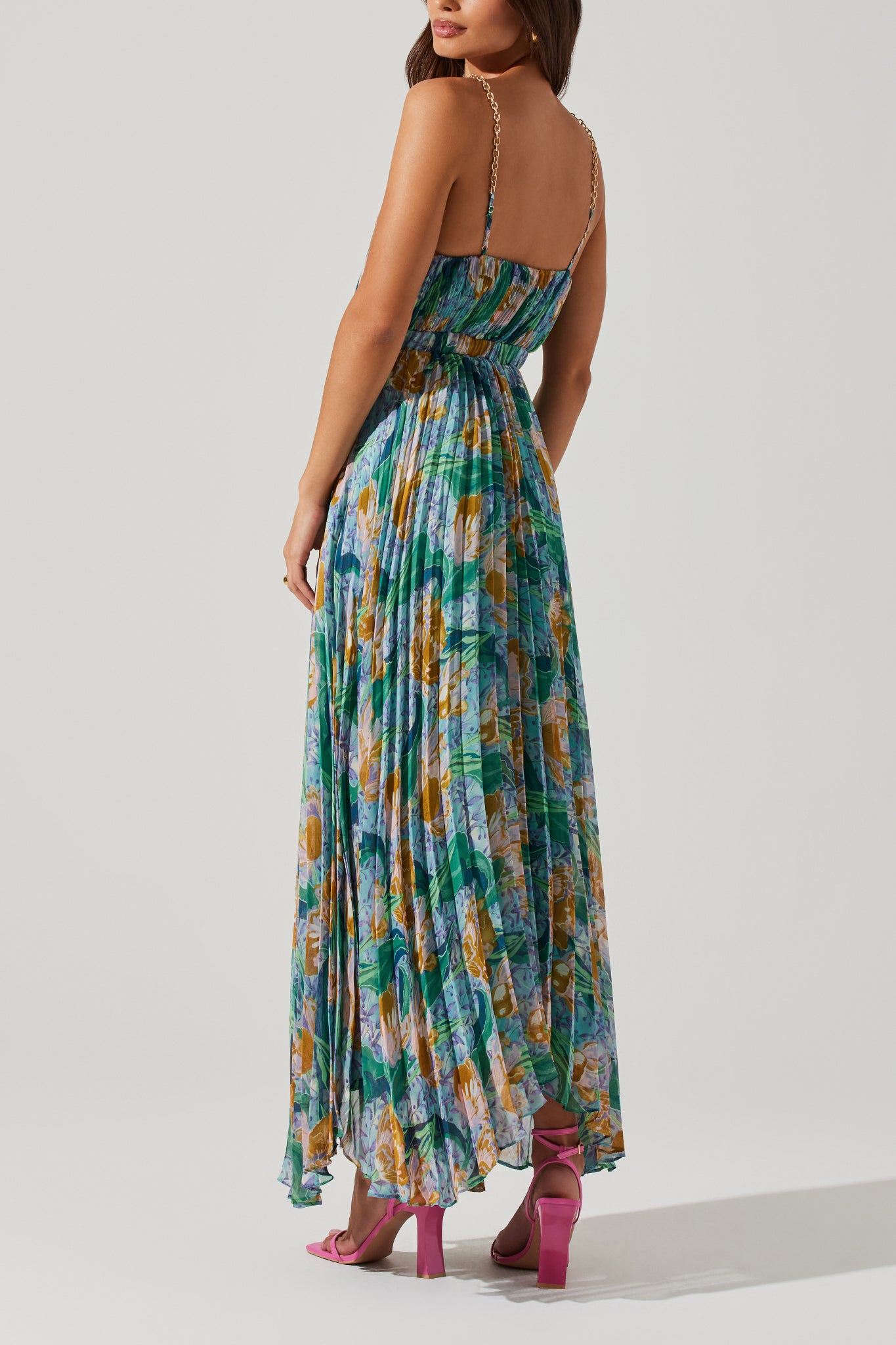 Encanto Floral Pleat Dress