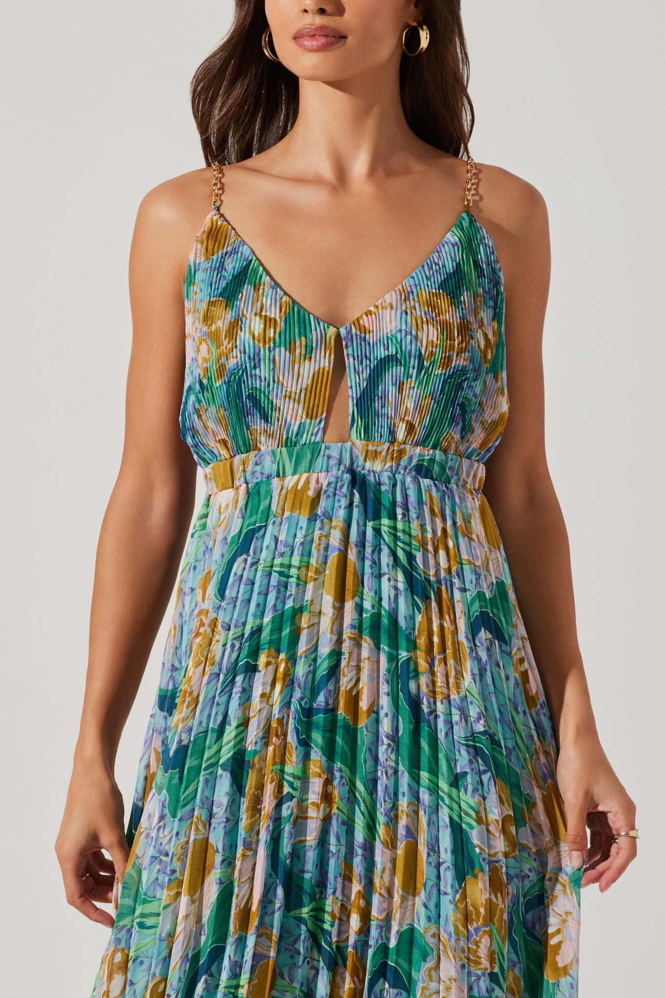 Encanto Floral Pleat Dress