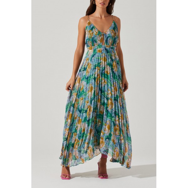 Encanto Floral Pleat Dress