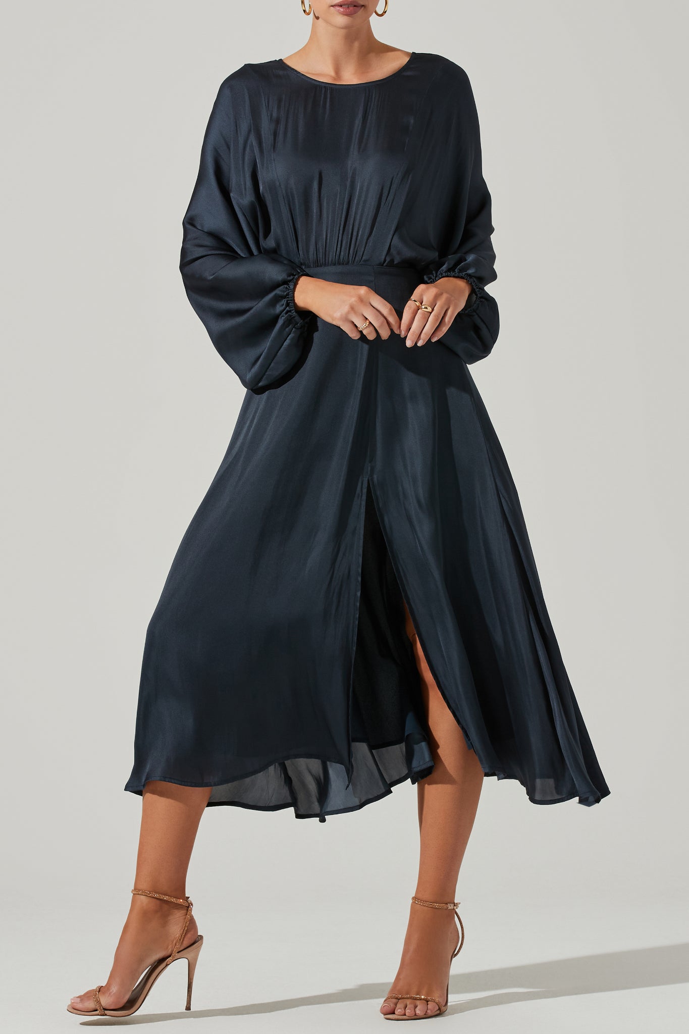 Frost Bloom Dolman Dress