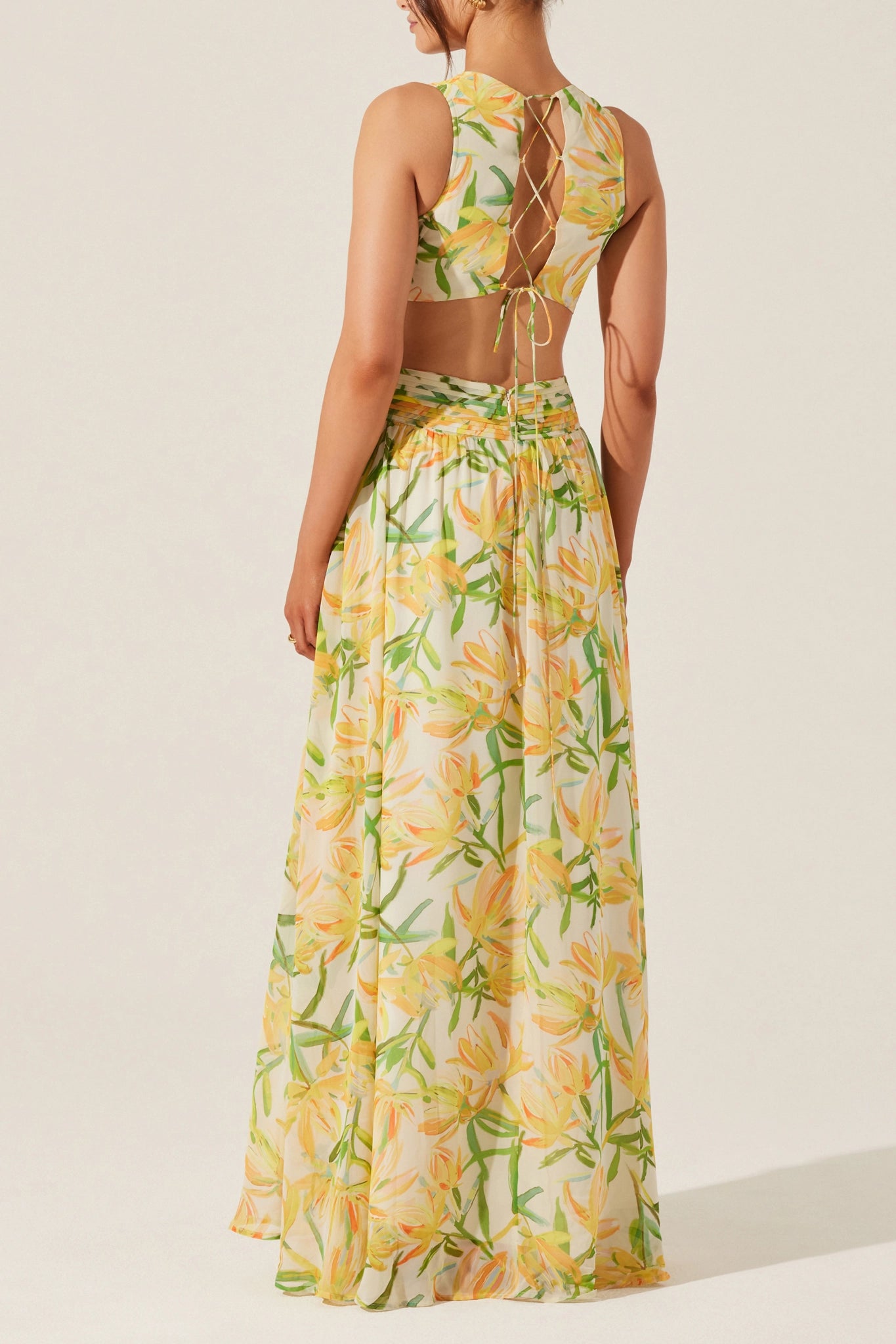 Harmony Print Maxi Dress