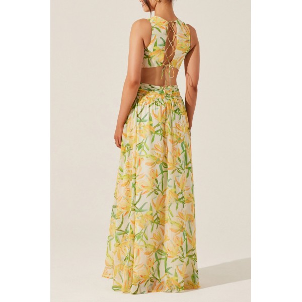 Harmony Print Maxi Dress