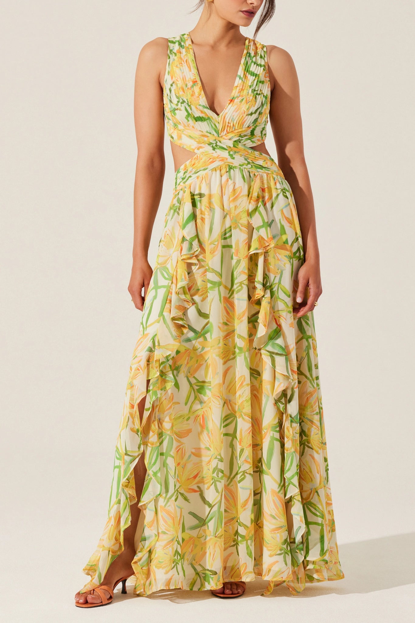 Harmony Print Maxi Dress