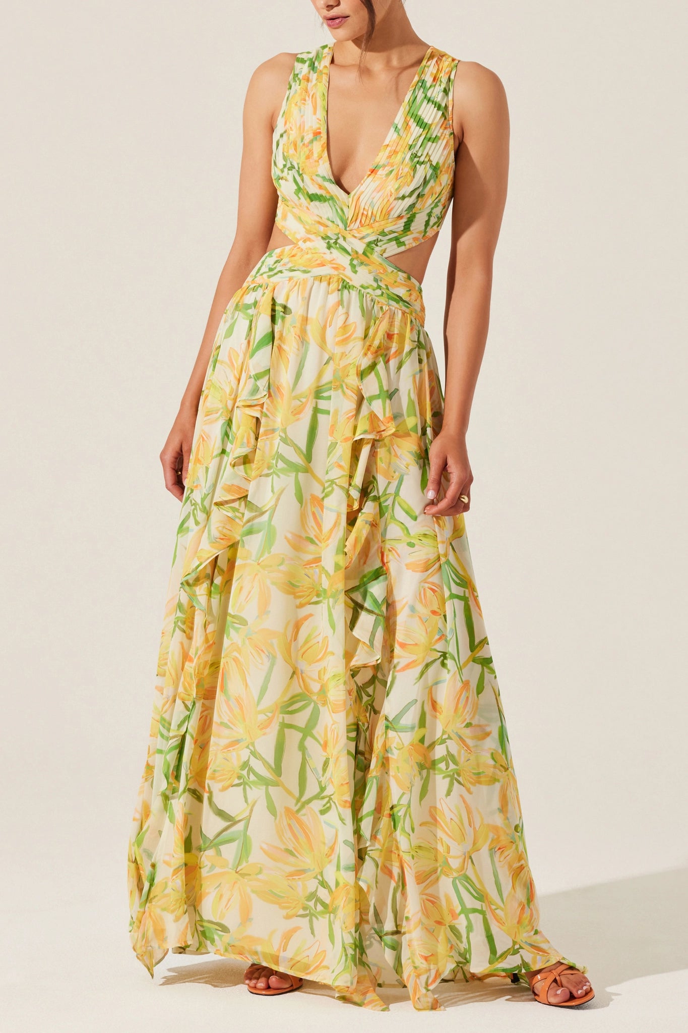 Harmony Print Maxi Dress