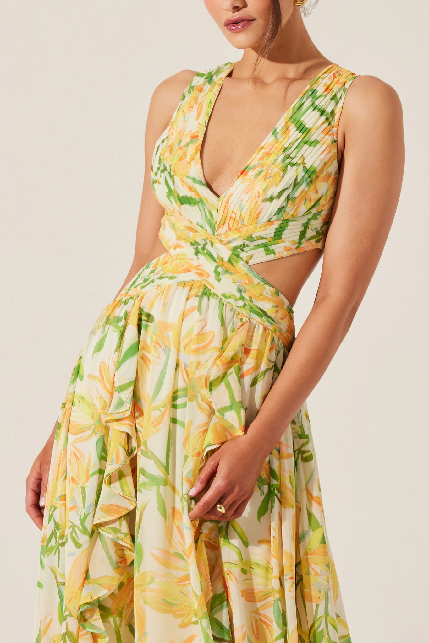 Harmony Print Maxi Dress