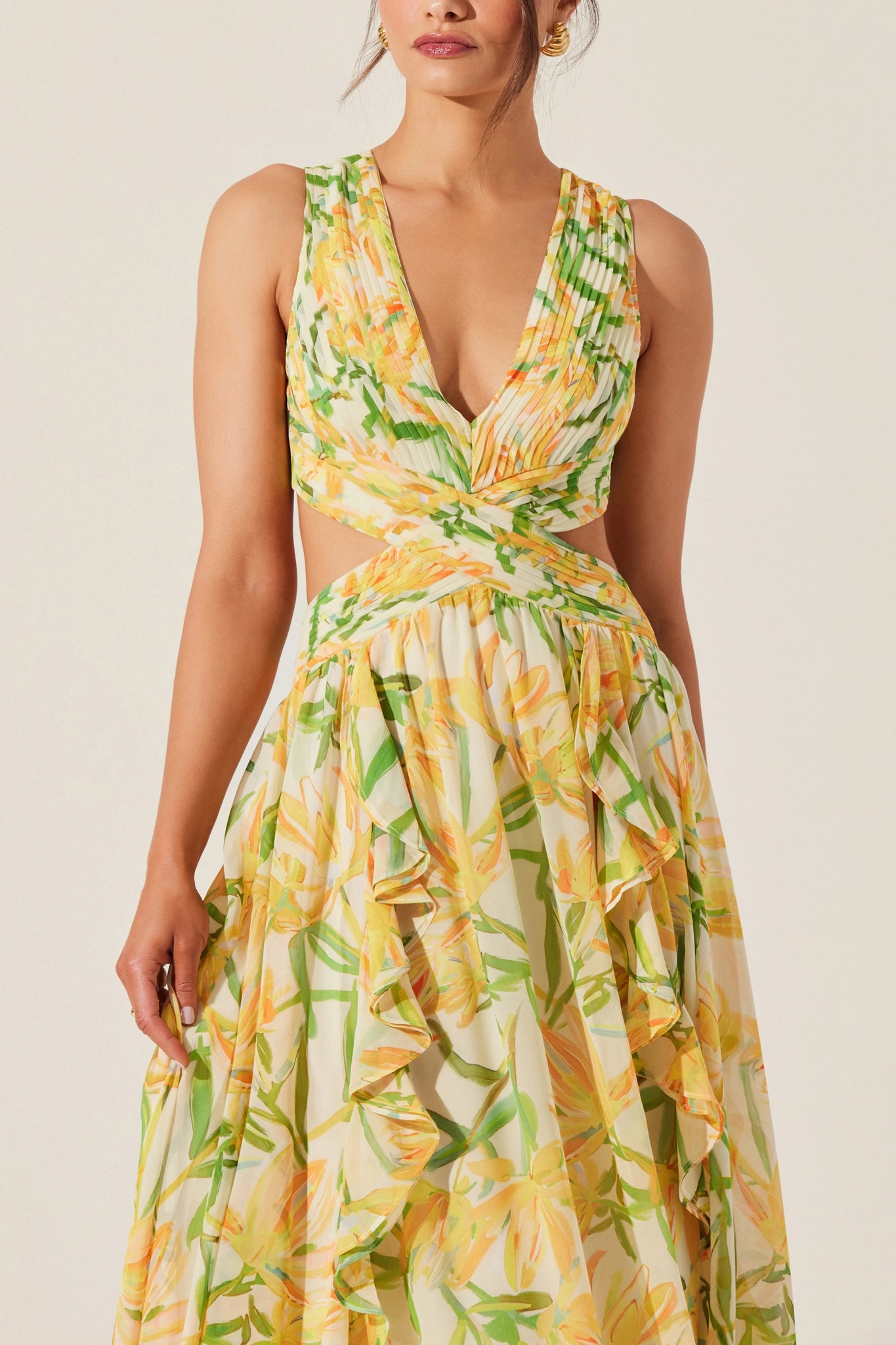 Harmony Print Maxi Dress