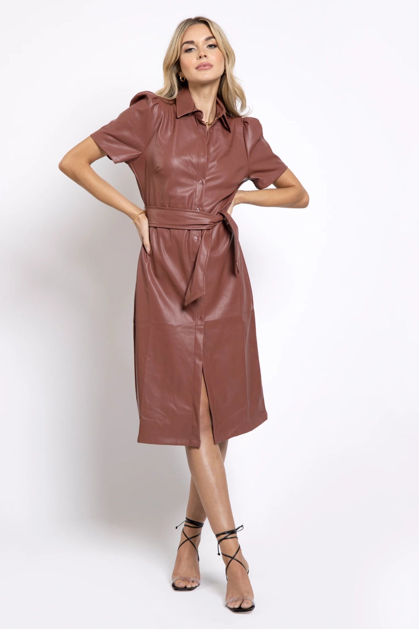 Peak Midi Vegan Dress