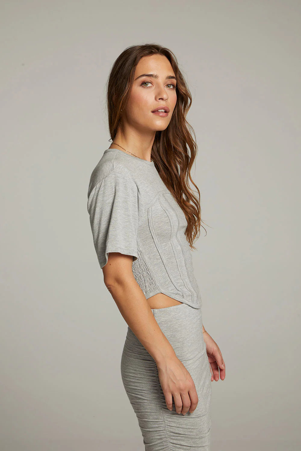 Soul Drift Heather Grey Tee