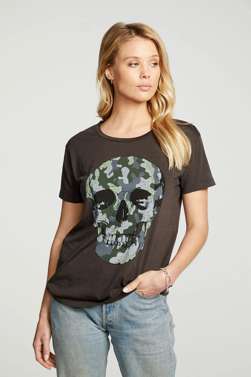 Cosmic Flow Skull Tee