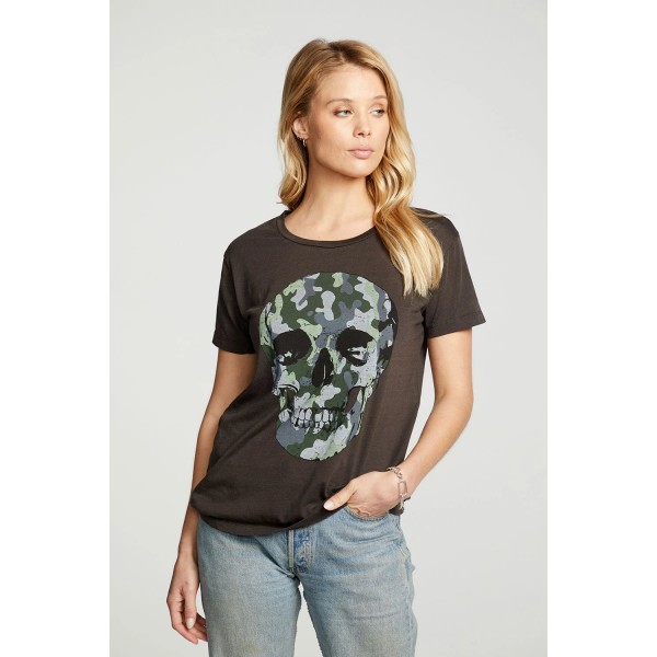 Cosmic Flow Skull Tee