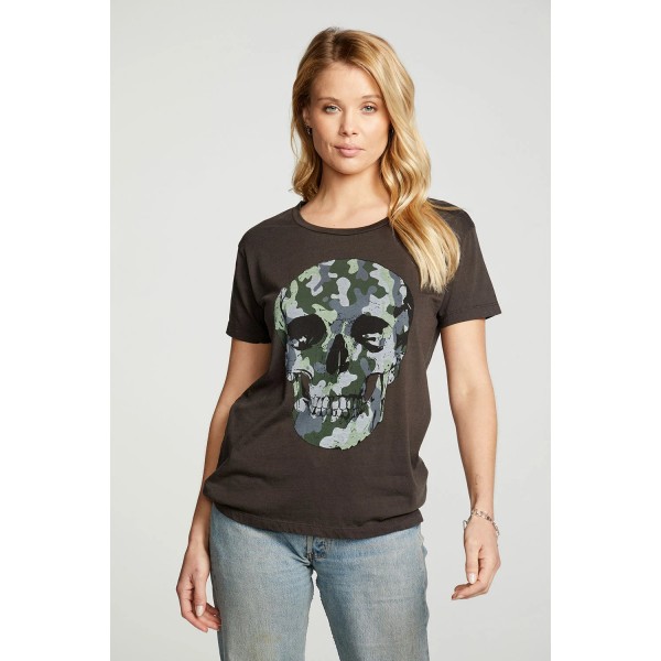 Cosmic Flow Skull Tee