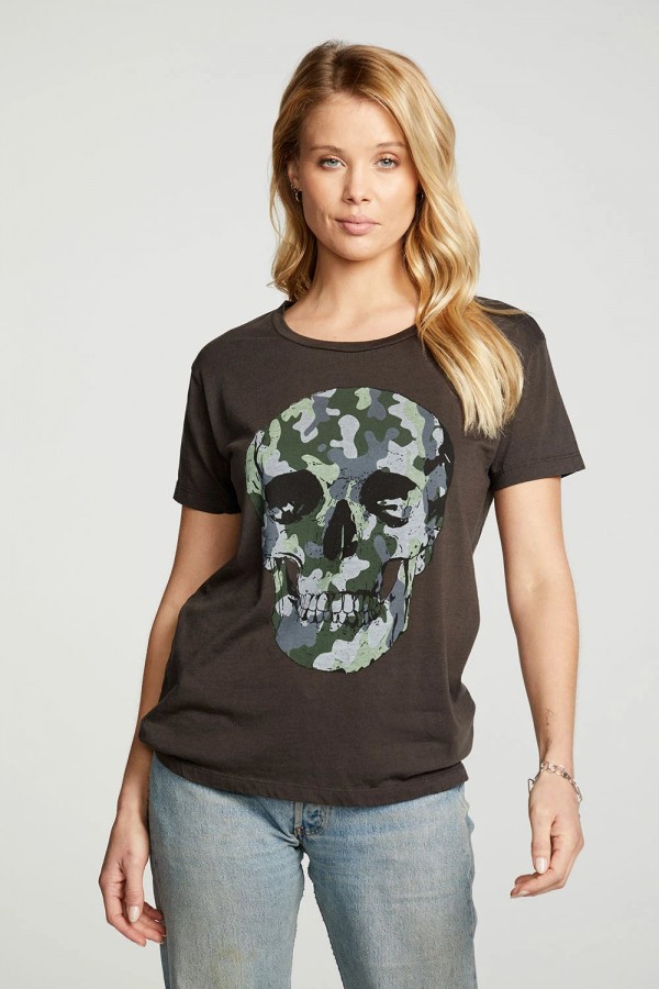 Cosmic Flow Skull Tee