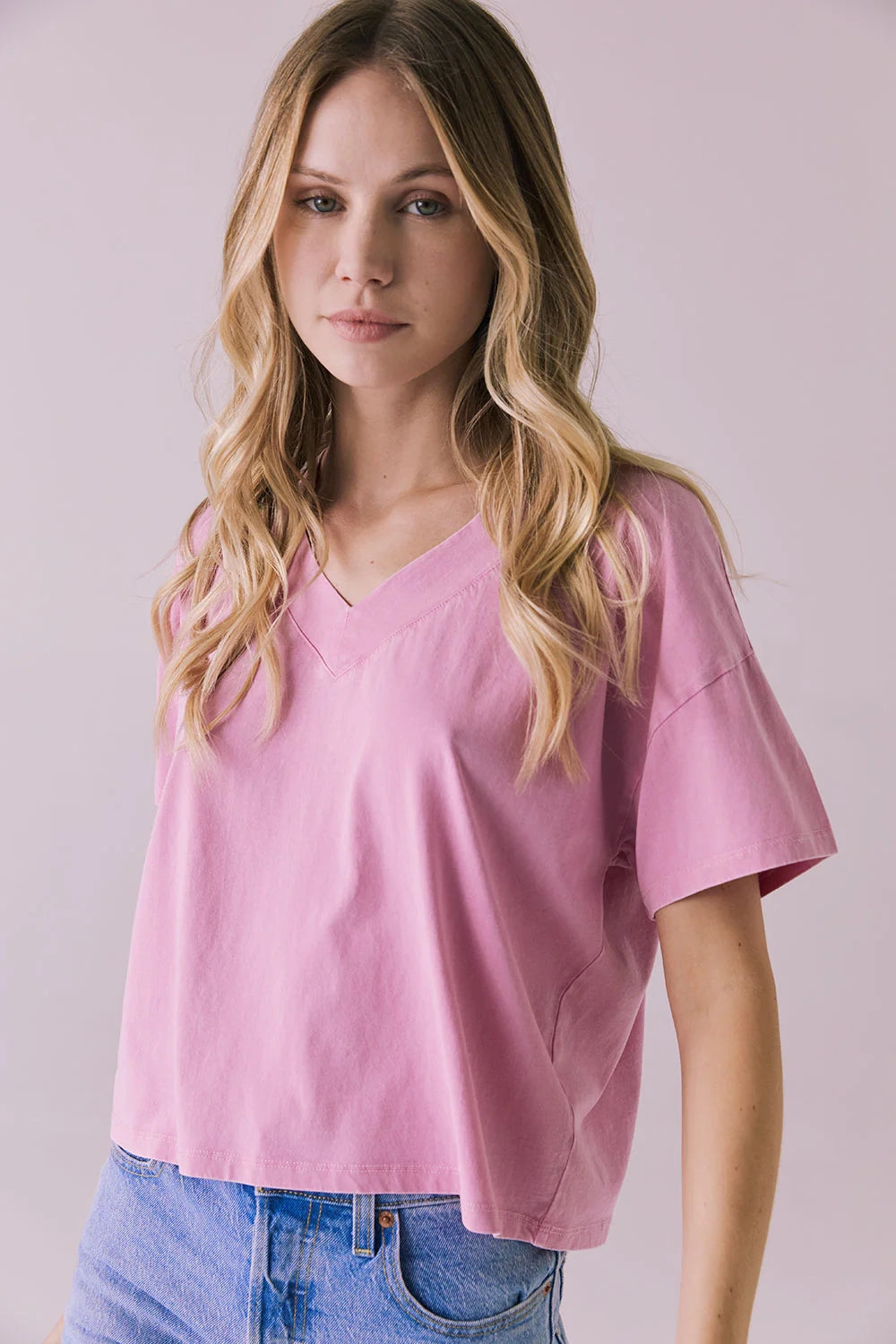 Fuoco V Neck Tee