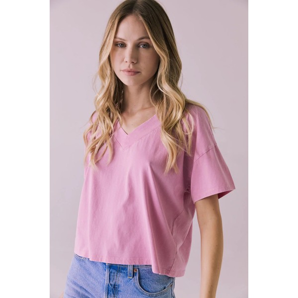 Fuoco V Neck Tee