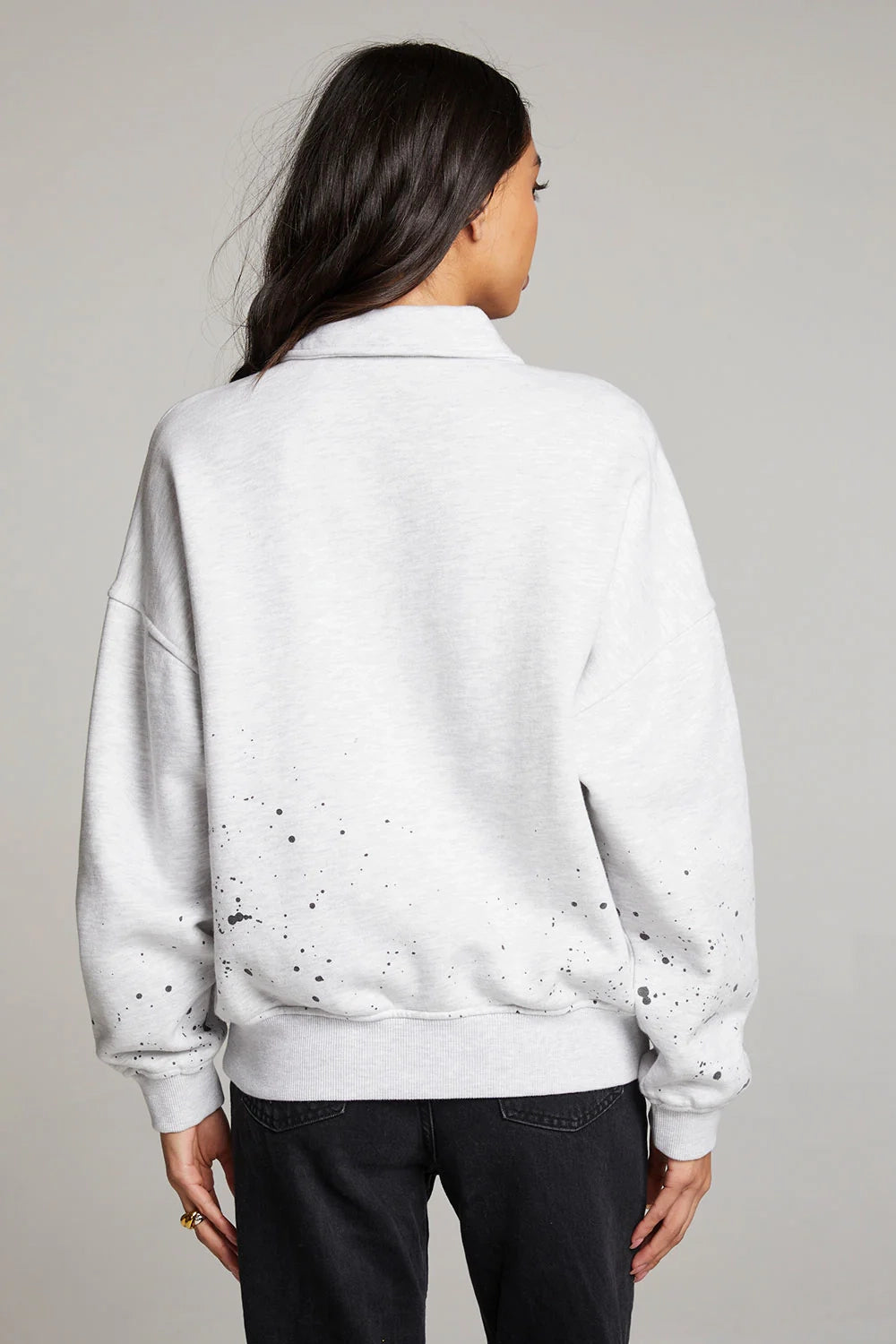 Blaze York Splatter Paint Half Zip