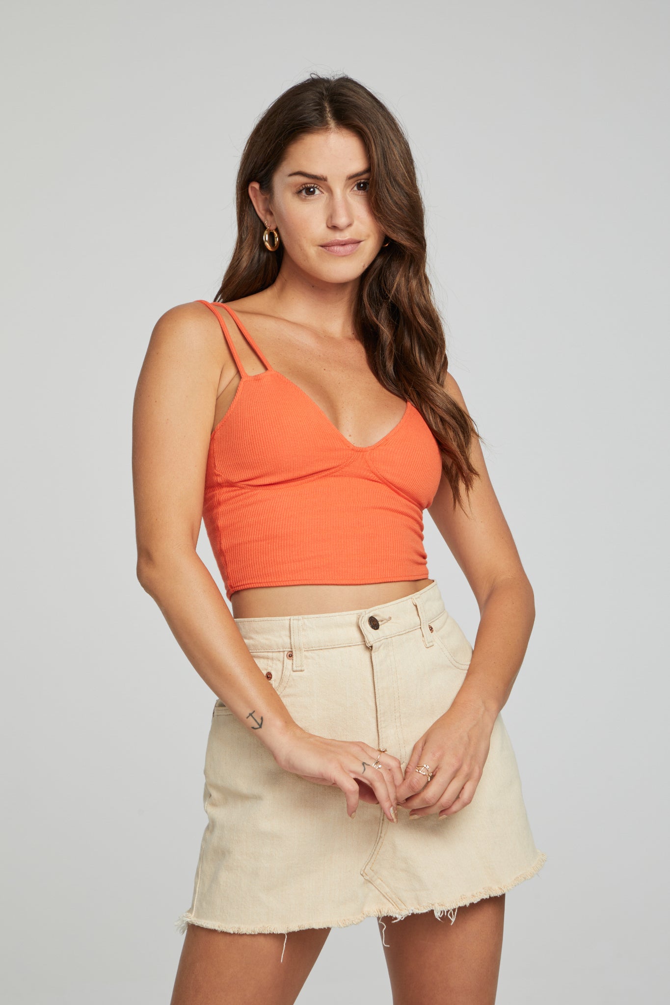 Sleek Tone Crop Rib Tank