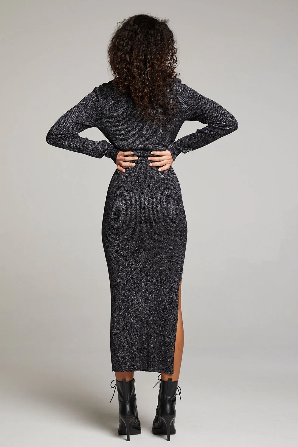 Zen Licorice Midi Dress