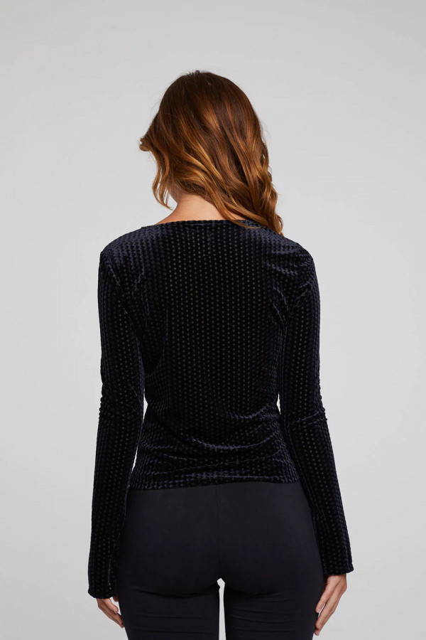 Patent Velvet Top