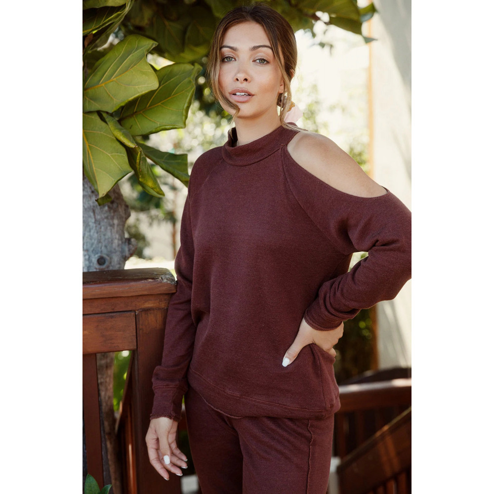 Tendre Calma Shoulder Sweatshirt