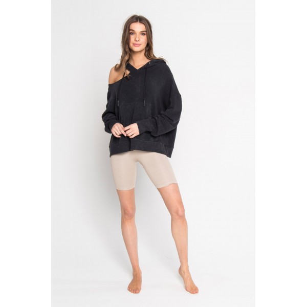 Urban Cut Shoulder Hoodie
