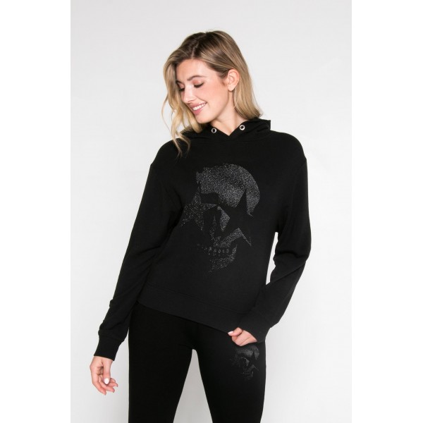 Metro Vibe Skull Hoodie Sweatshirt