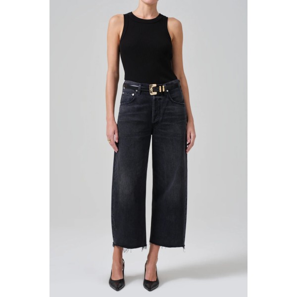 Flair Grâce Raw Hem Crop Jean