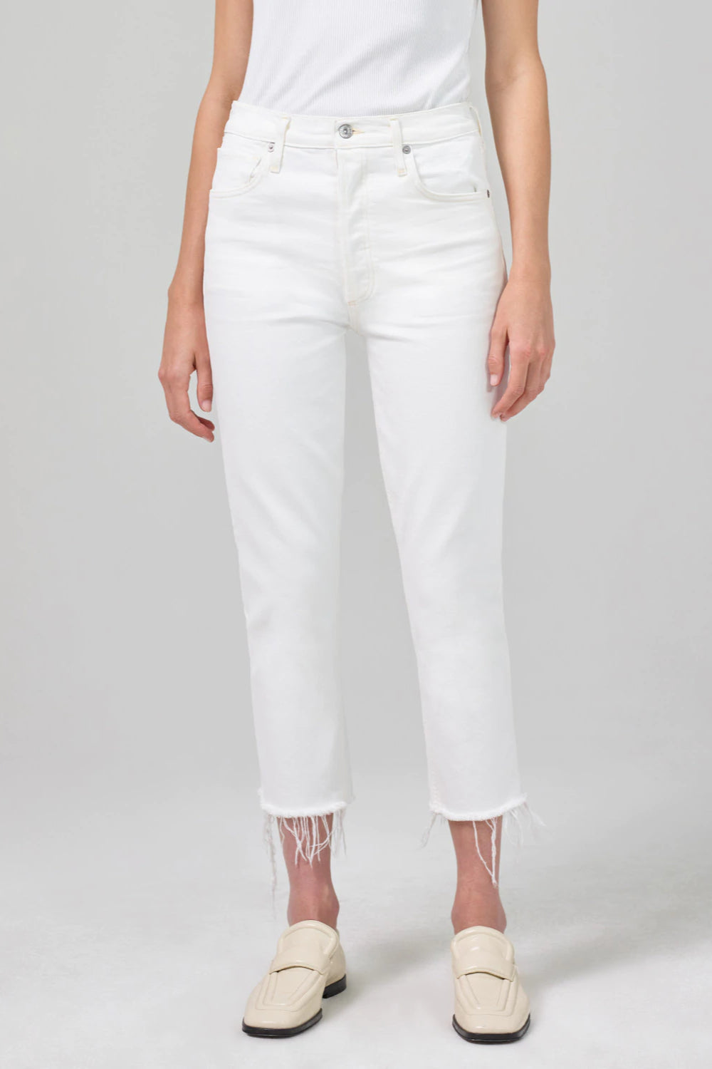 Lumina High Rise Crop Straight