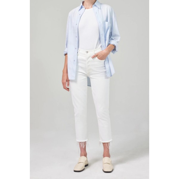 Lumina High Rise Crop Straight