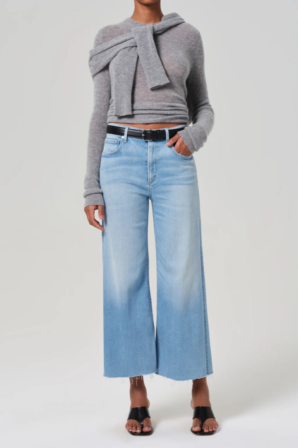 Shift Aura Wide Leg Crop Jean