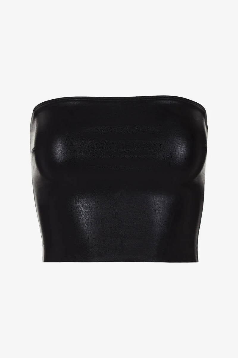 Rêve Leather Tube Top