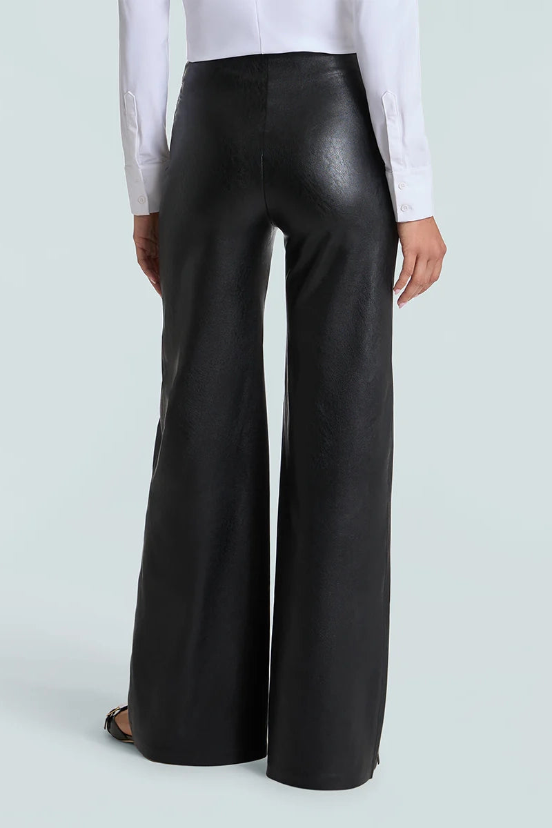Stile Leather Wide Leg Pant