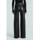 Stile Leather Wide Leg Pant