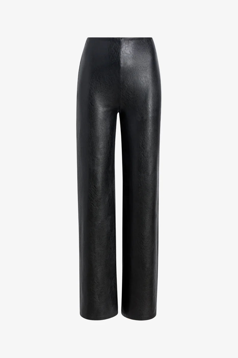 Stile Leather Wide Leg Pant