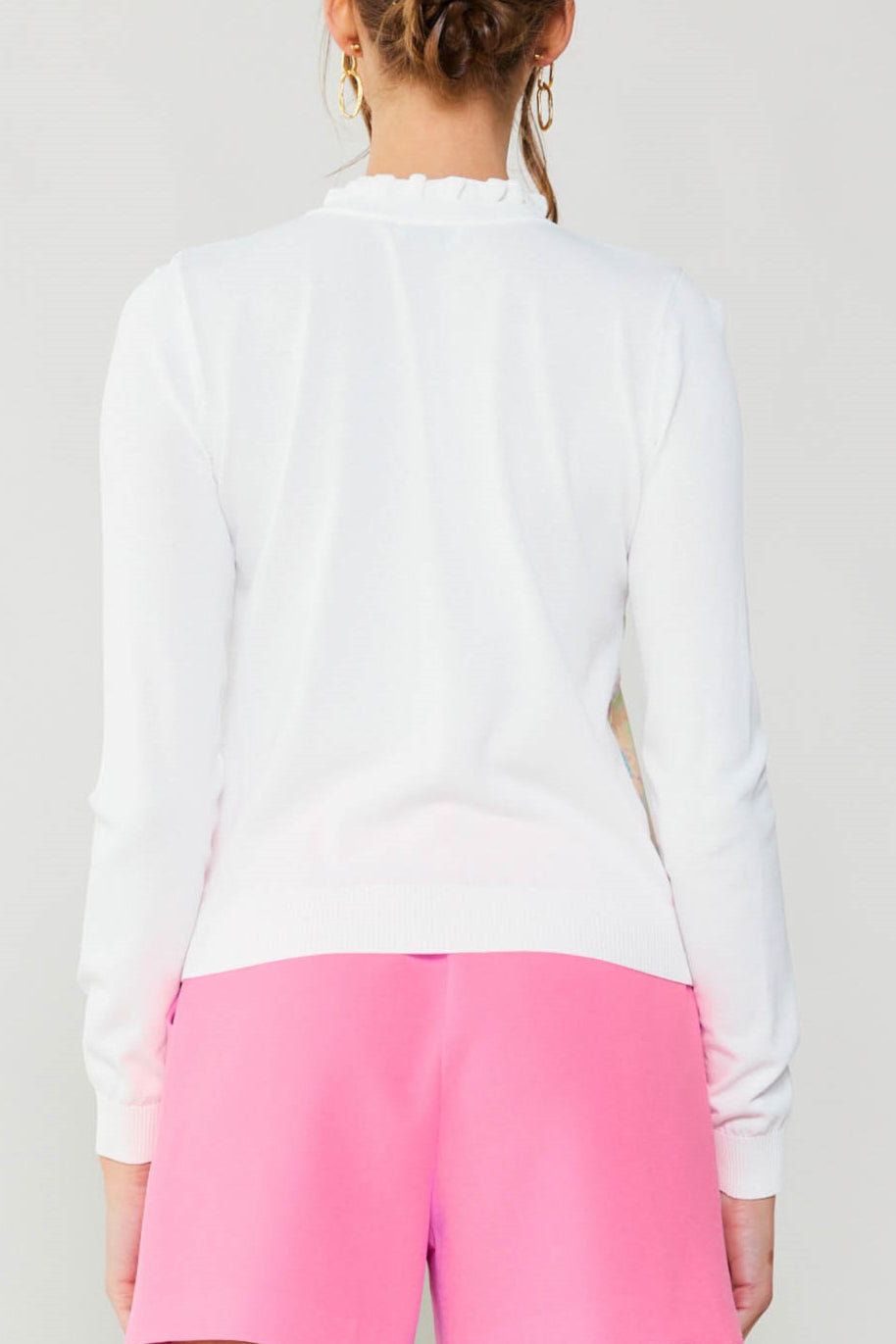 Shift Combo Print Sweater