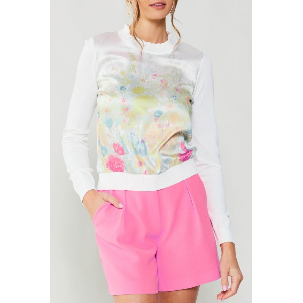 Shift Combo Print Sweater