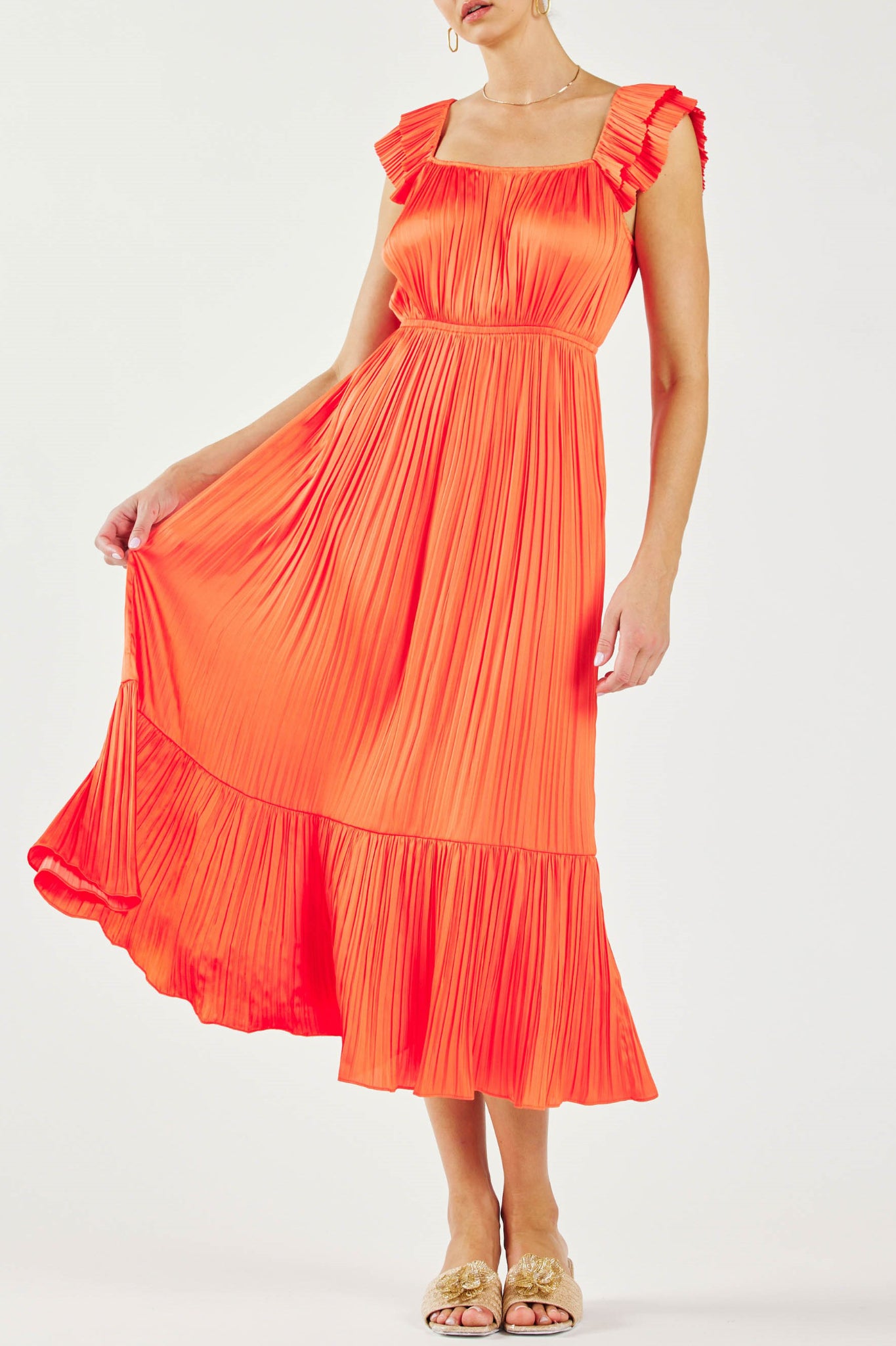 Blaze Sleeve Midi Dress