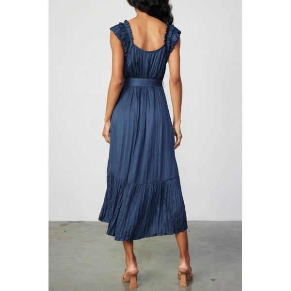 Moda Stile Shoulder Midi Dress