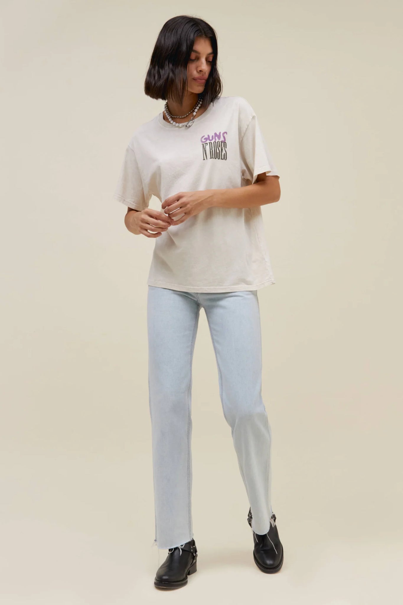 Sleek Tone N' Roses BF Tee