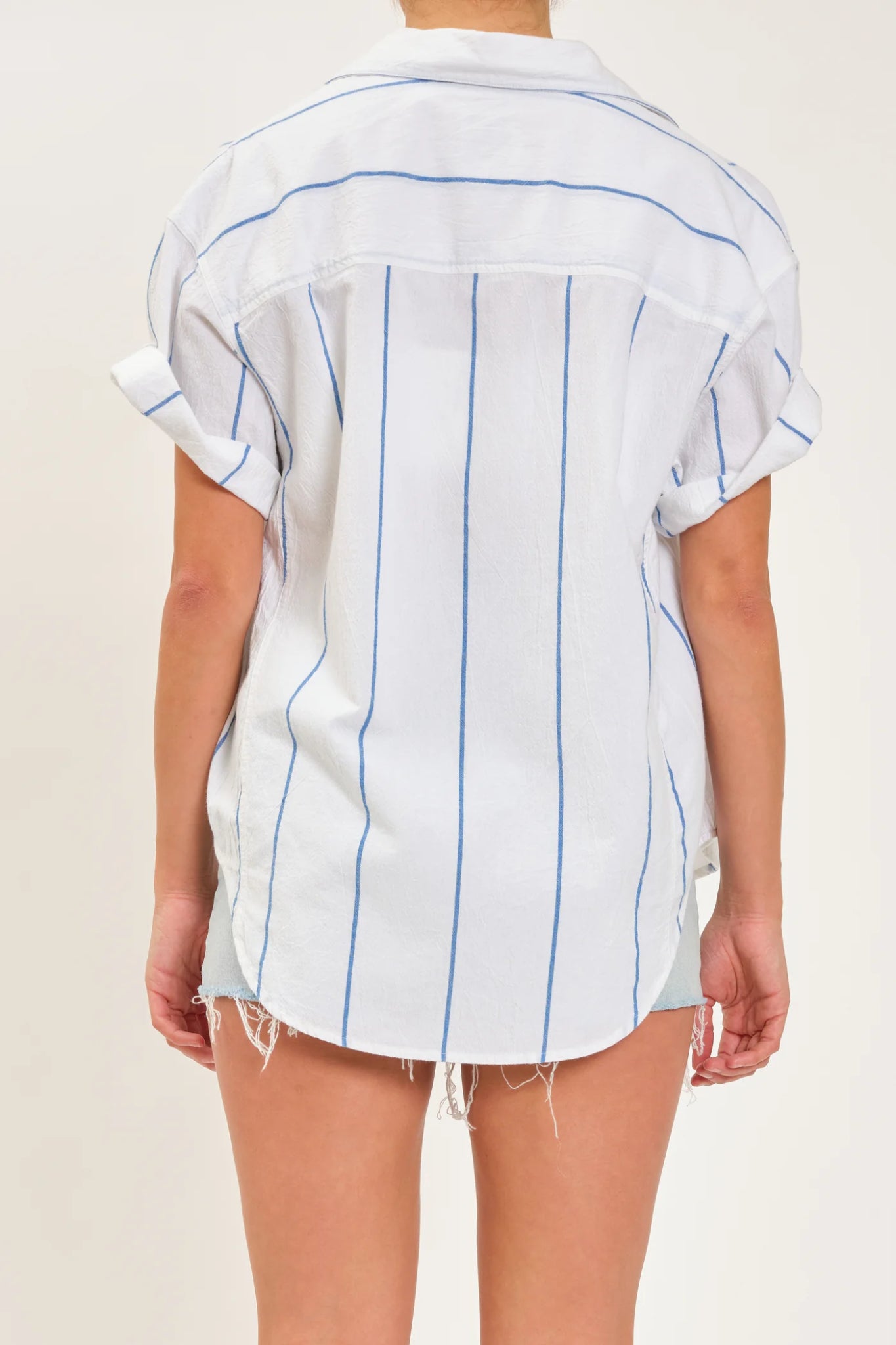 Onda Boyfriend Stripe Shirt