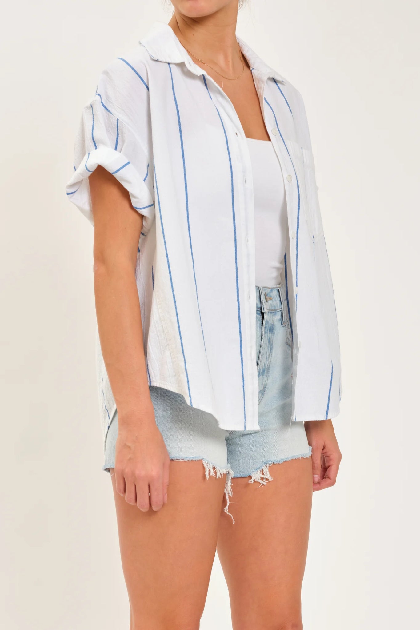 Onda Boyfriend Stripe Shirt