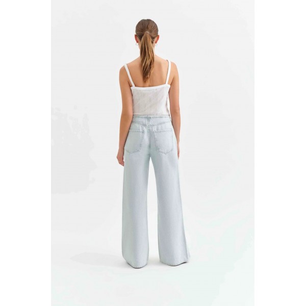 Vita Mid Rise Wide Leg Jean